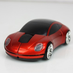 Wireless Optical Sports Car Mouse USB 2.0 3 Button Scroll Wheel DPI Mice PC MAC