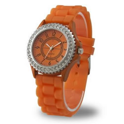Silicone Crystal Quartz Men Ladies Girl Jelly Wrist Watch Stylish Fashion Luxury